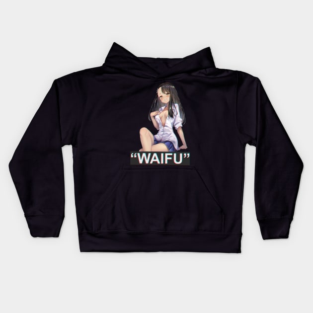 Glitch Hayase Nagatoro Waifu Kids Hoodie by cocorf